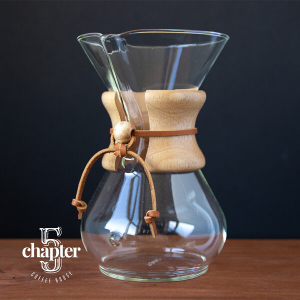 Octagon Coffee Brewing Pitcher 600 ml + Stainless Filter [Chemex*] - Image 3